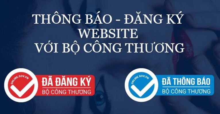 Thông báo Website với Bộ Công thương