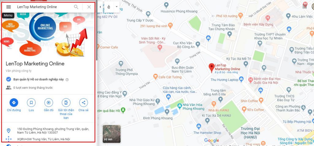 dịch vụ xác minh maps