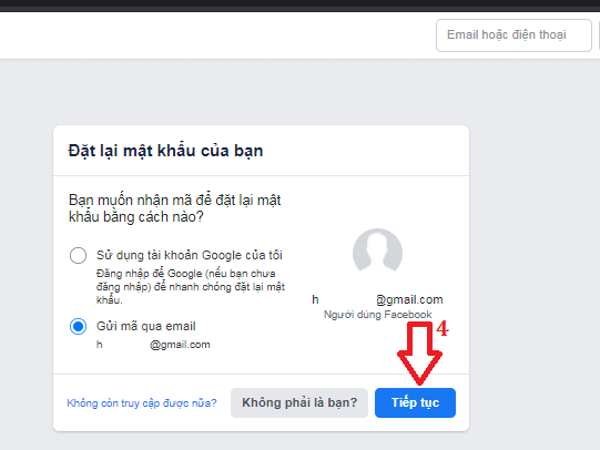 cách lấy lại mật khẩu facebook